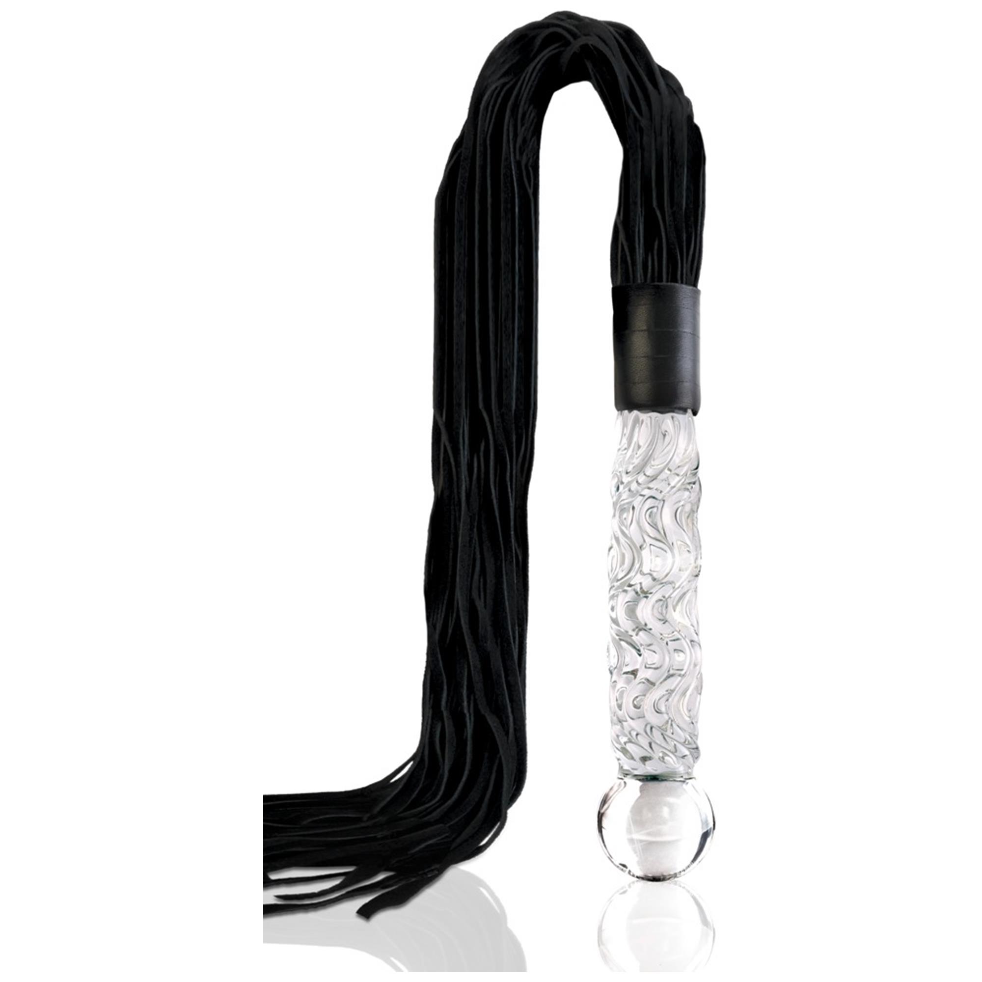 Icicles Glass Dildo & Whip No 38 