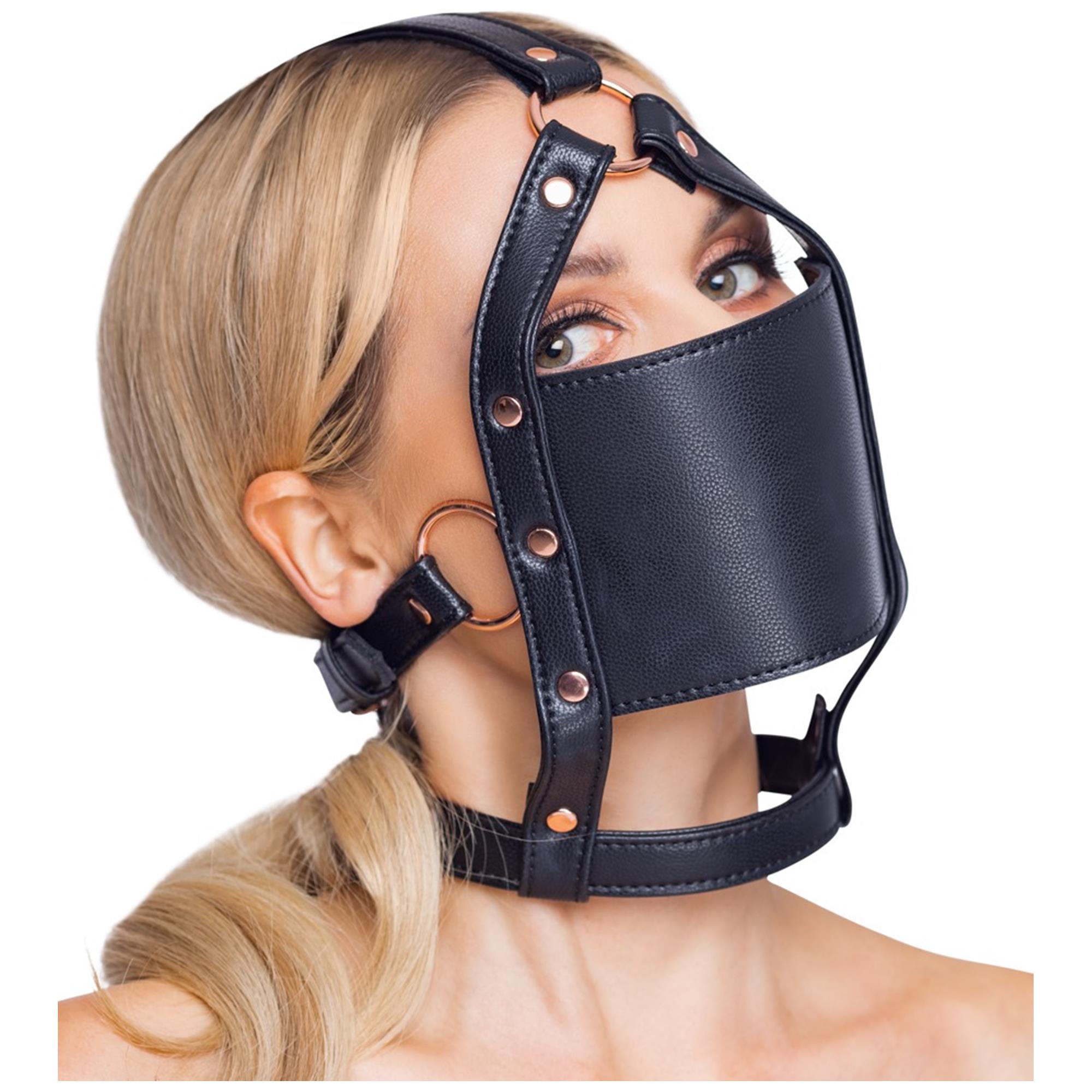 Head Harness With A Gag | Gagball | Intimast