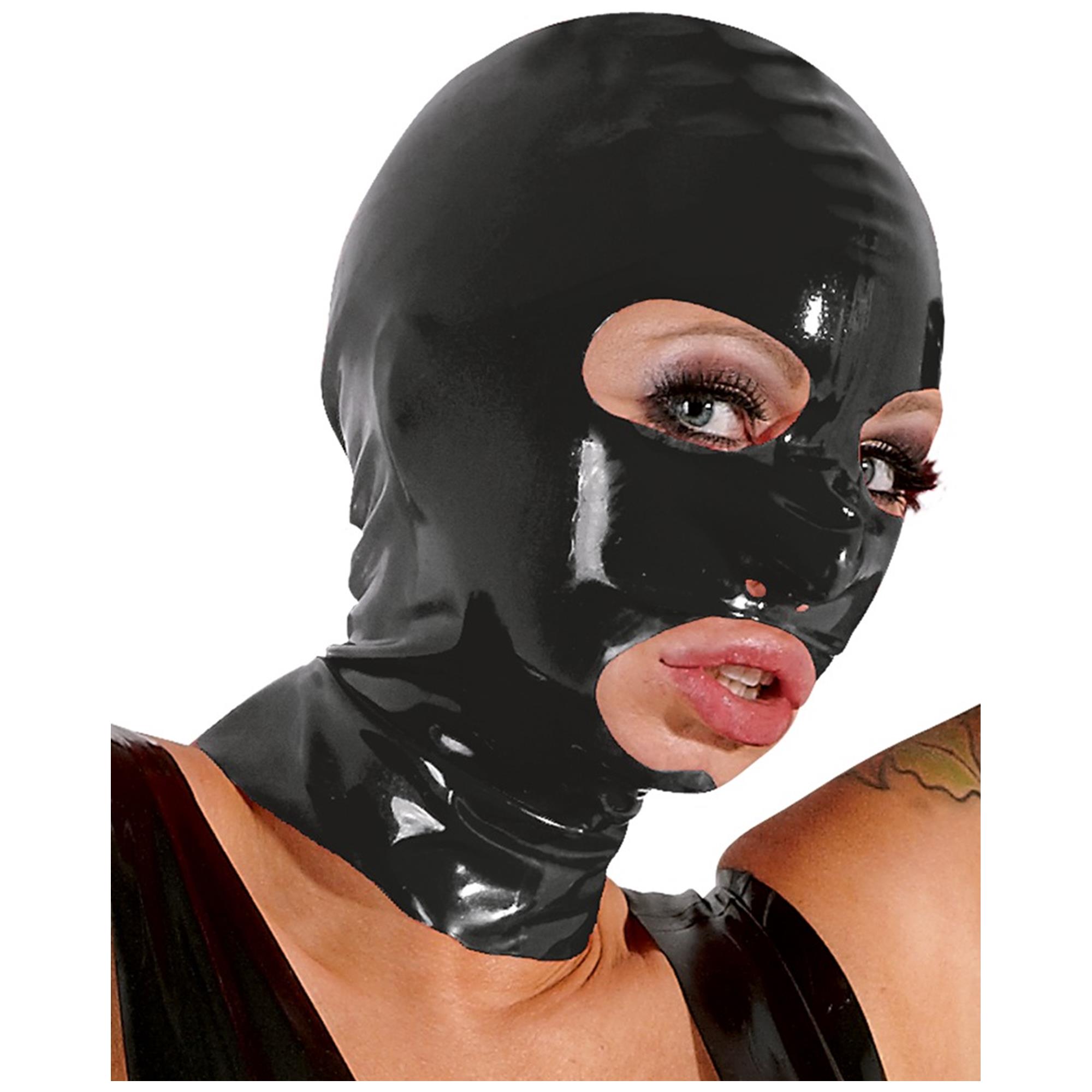 Image of Latex Mask Black