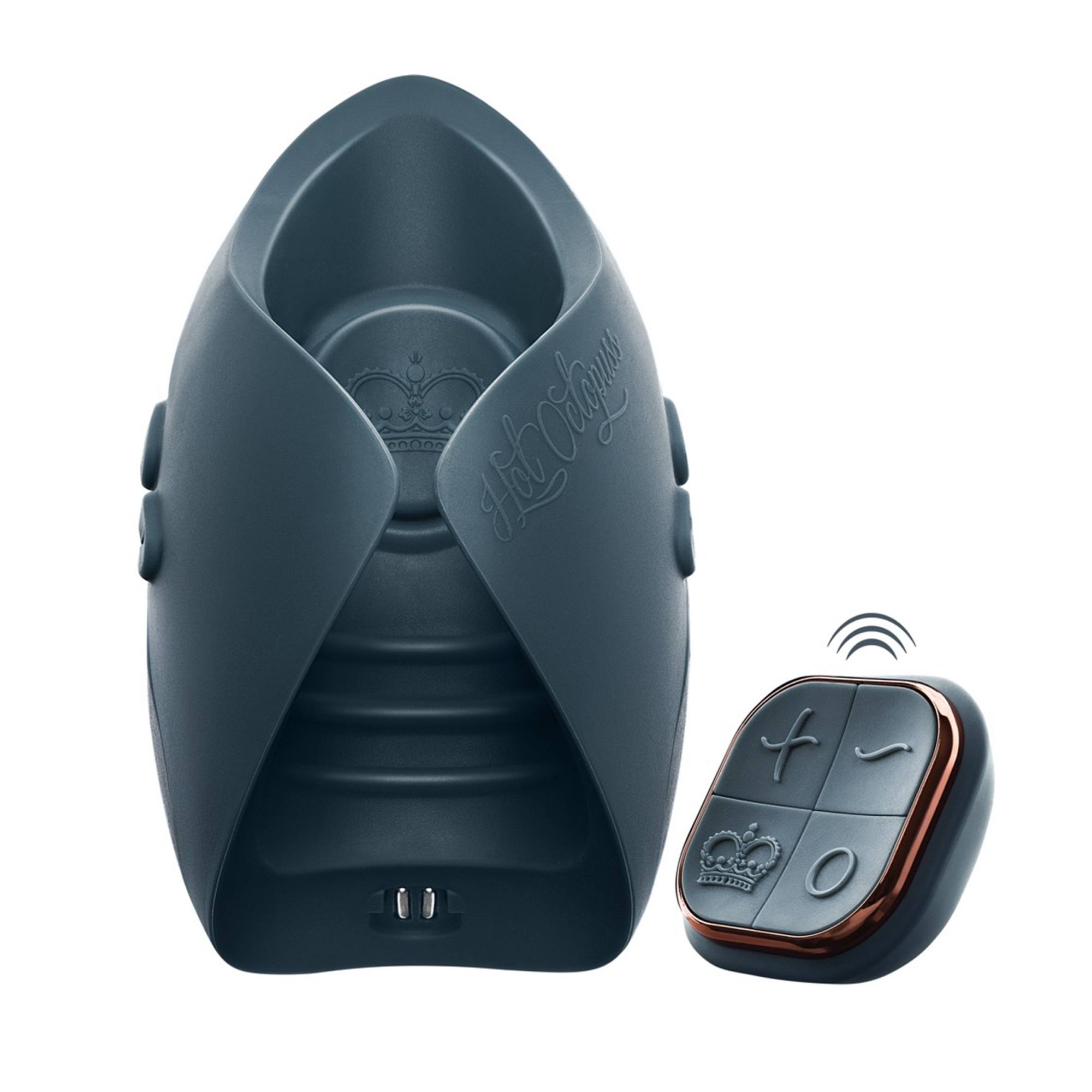 Hot Octopuss Masturbator Pulse Duo Blue | Lösvagina med vibrator | Intimast