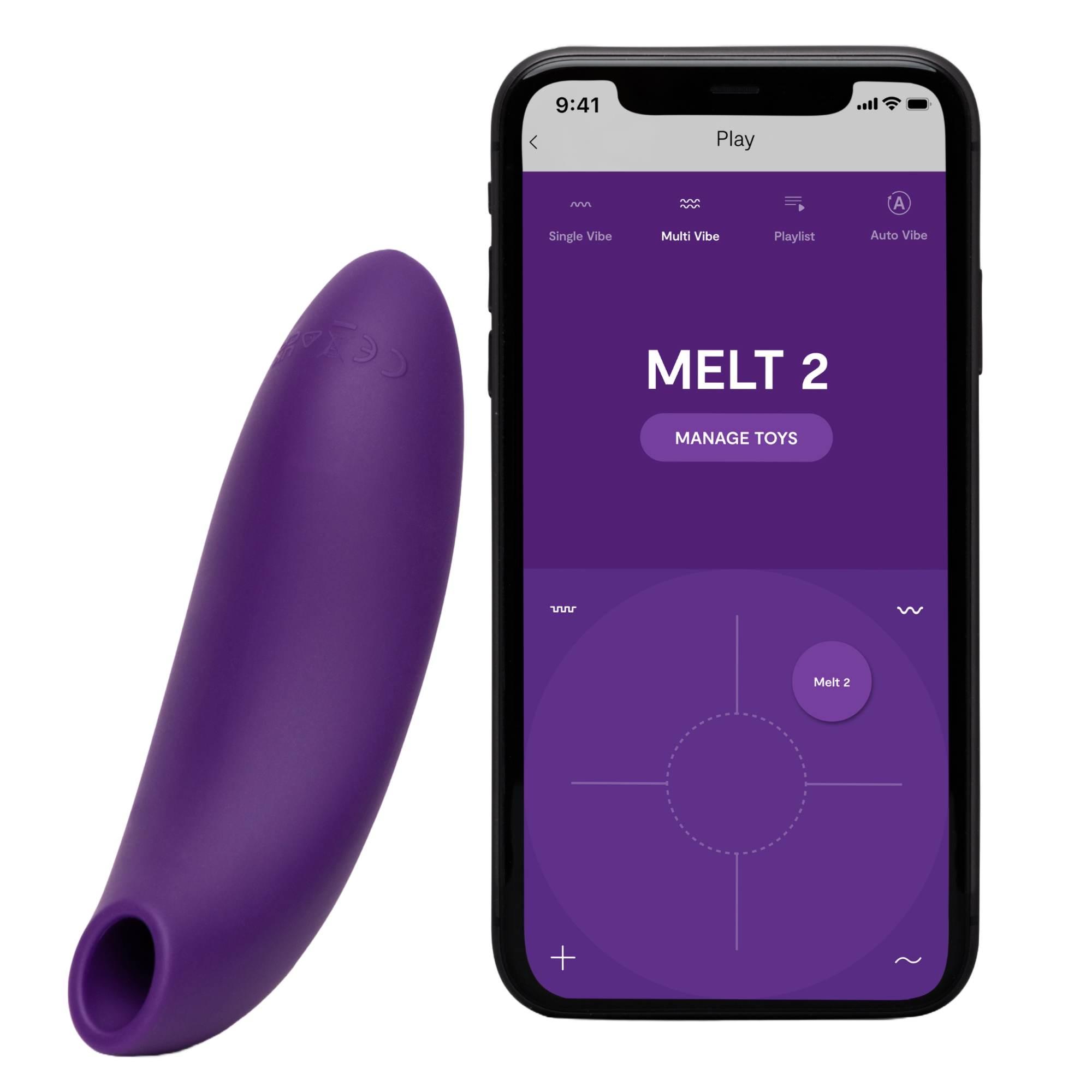 We-Vibe Melt 2 Purple | Klitorisvibrator uppladdningsbar | Intimast