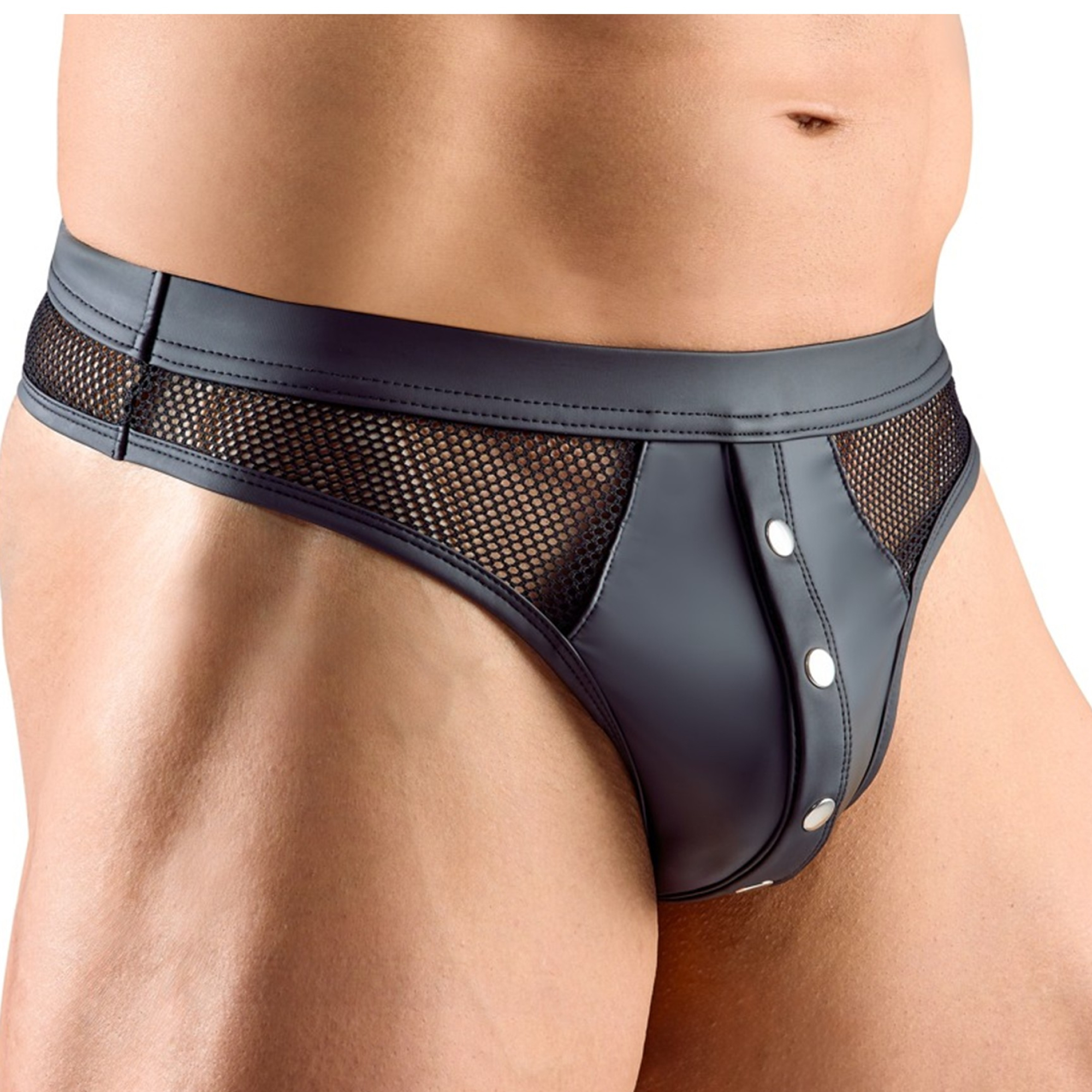 Svenjoyment Thong For Men Black L | Sexiga underkläder | Intimast
