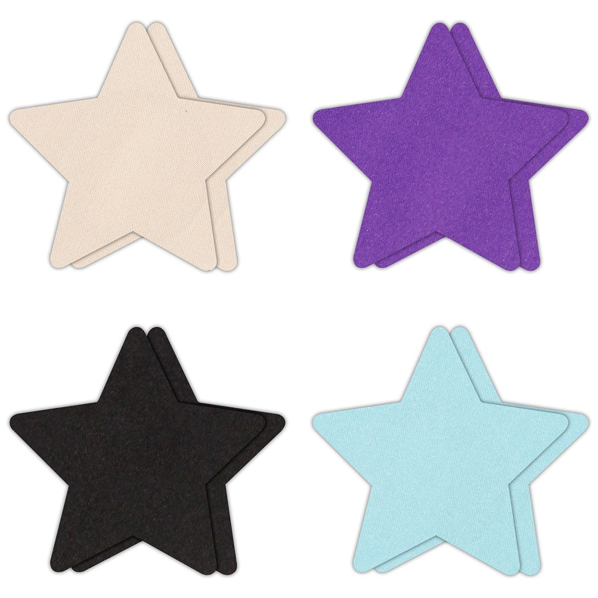 NS Novelties - Pasties Star Assorted 4 Pair | Tillbehör | Intimast