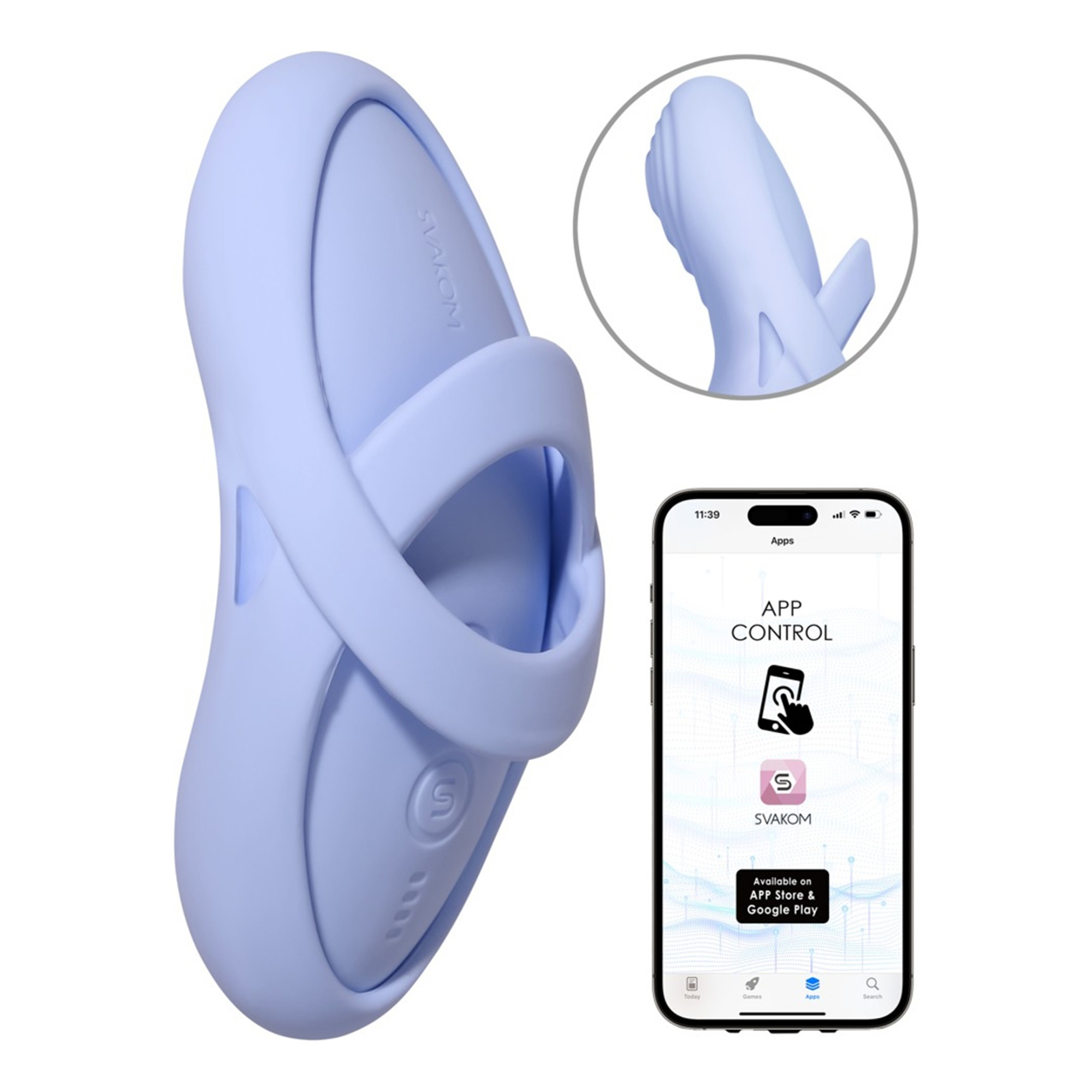 Svakom - Echo 2 - Blue | Fingervibrator | Intimast