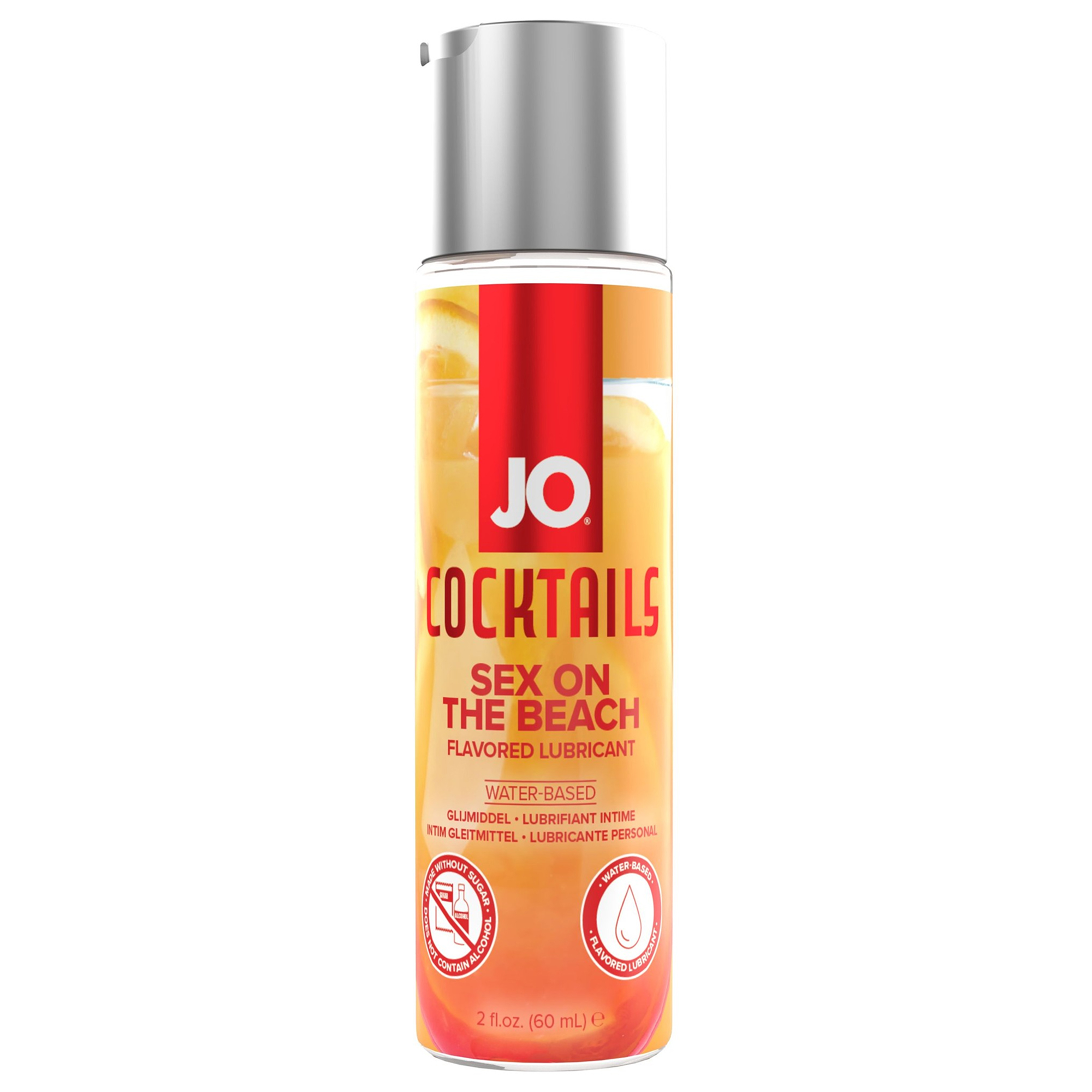 System JO - H2O Lubricant Cocktails - Sex On The Beach - 60 ml | Vattenbaserat Glidmedel | Intimast