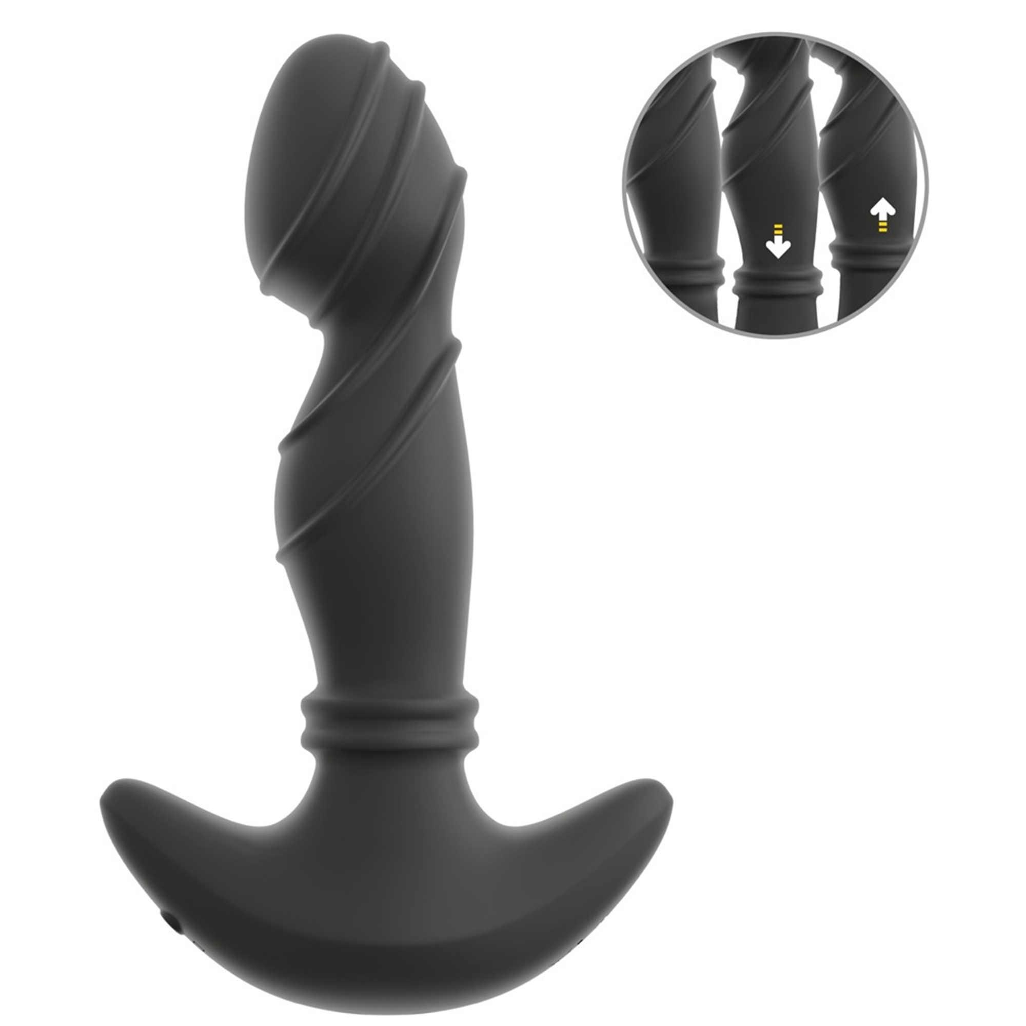 Anos - Vibrating Prostate Plug With Moving Rings | Prostatastav | Intimast