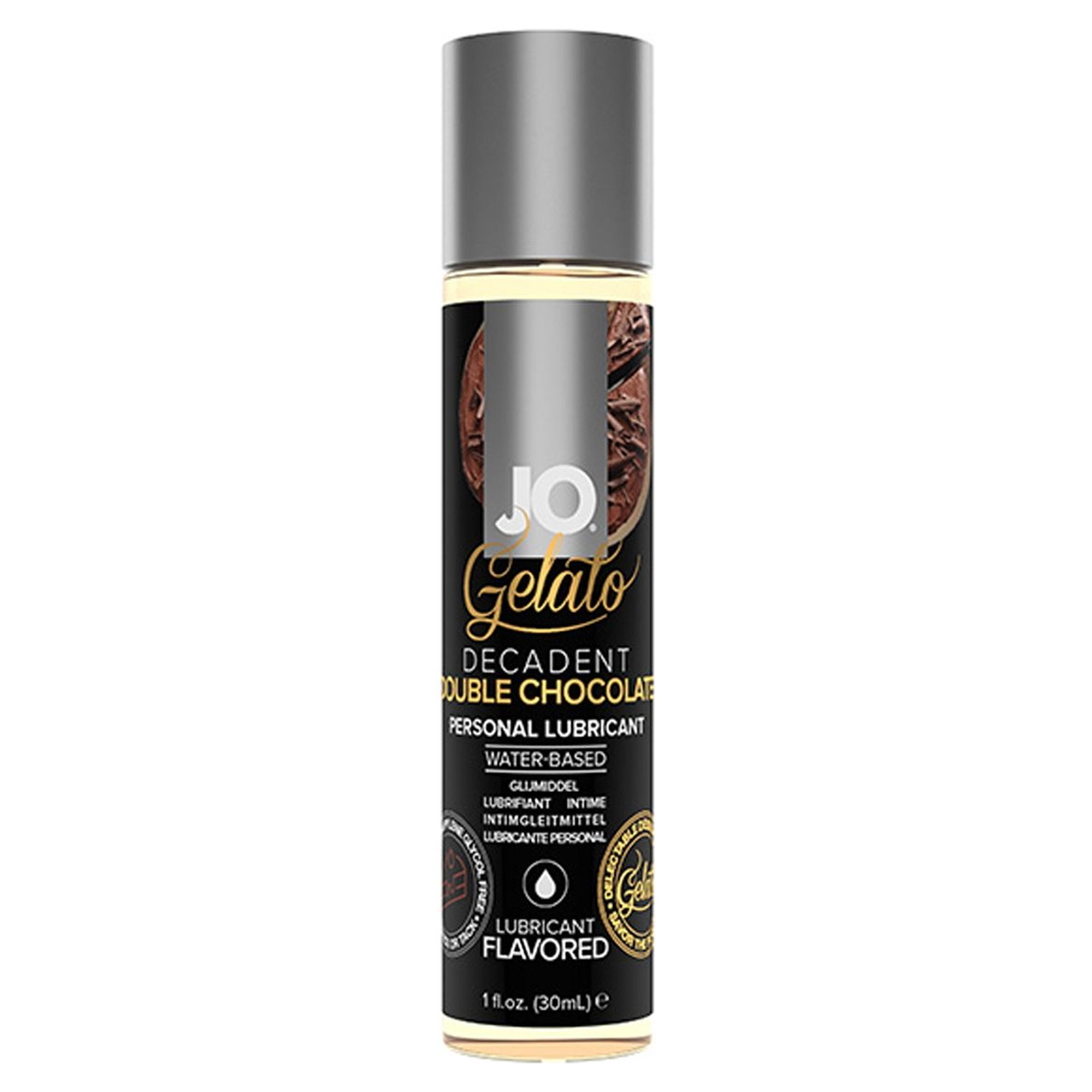 System Jo - Gelato Double Chocolate Lubricant - 30 ml | Vattenbaserat Glidmedel | Intimast