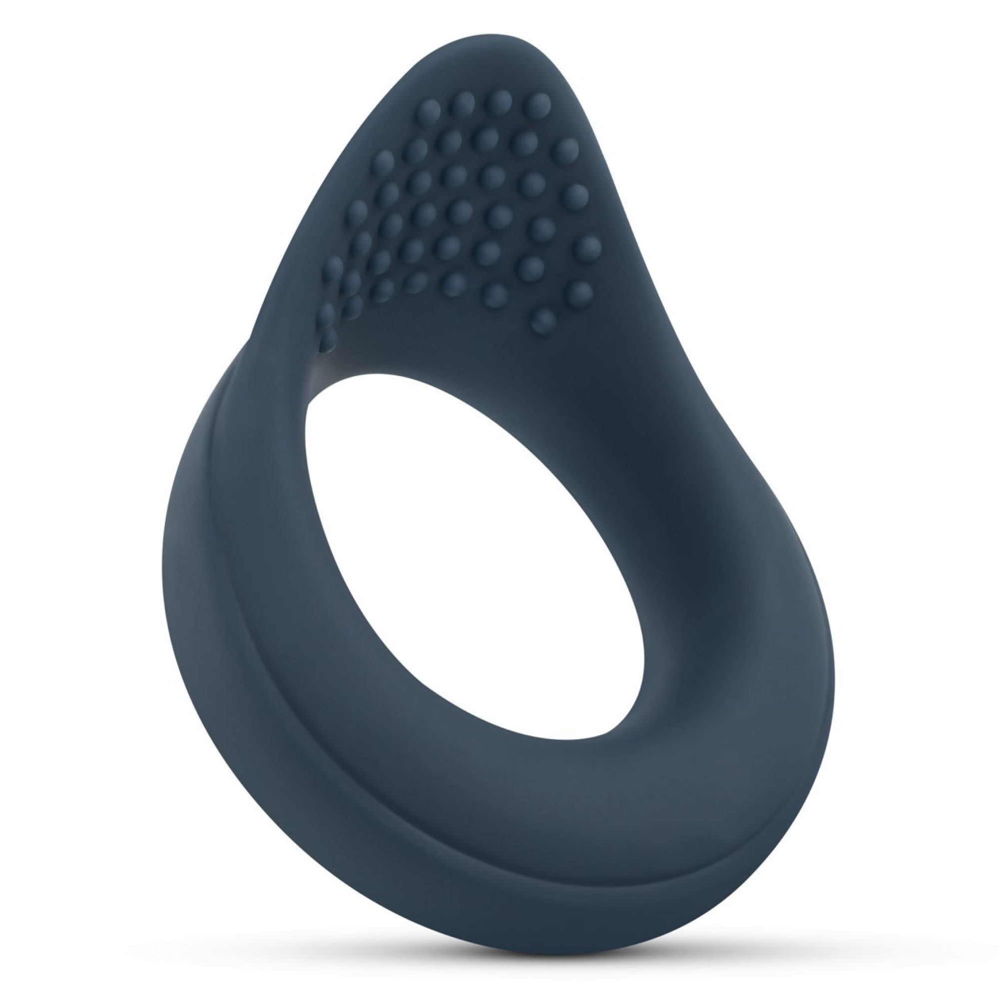 Boners - Vibrating Cock Ring With Perineum Stimulation - Blue | Penisring med vibration | Intimast
