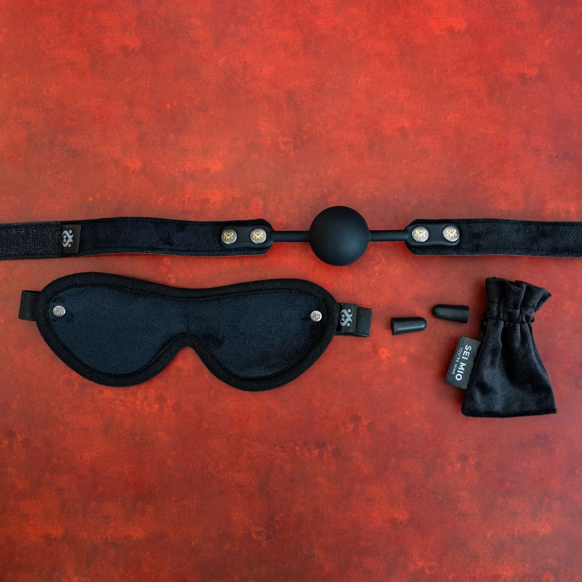 SEI MIO - Sensory Surrender - Blindfold, Gag and Earplug Kit | Sets | Intimast