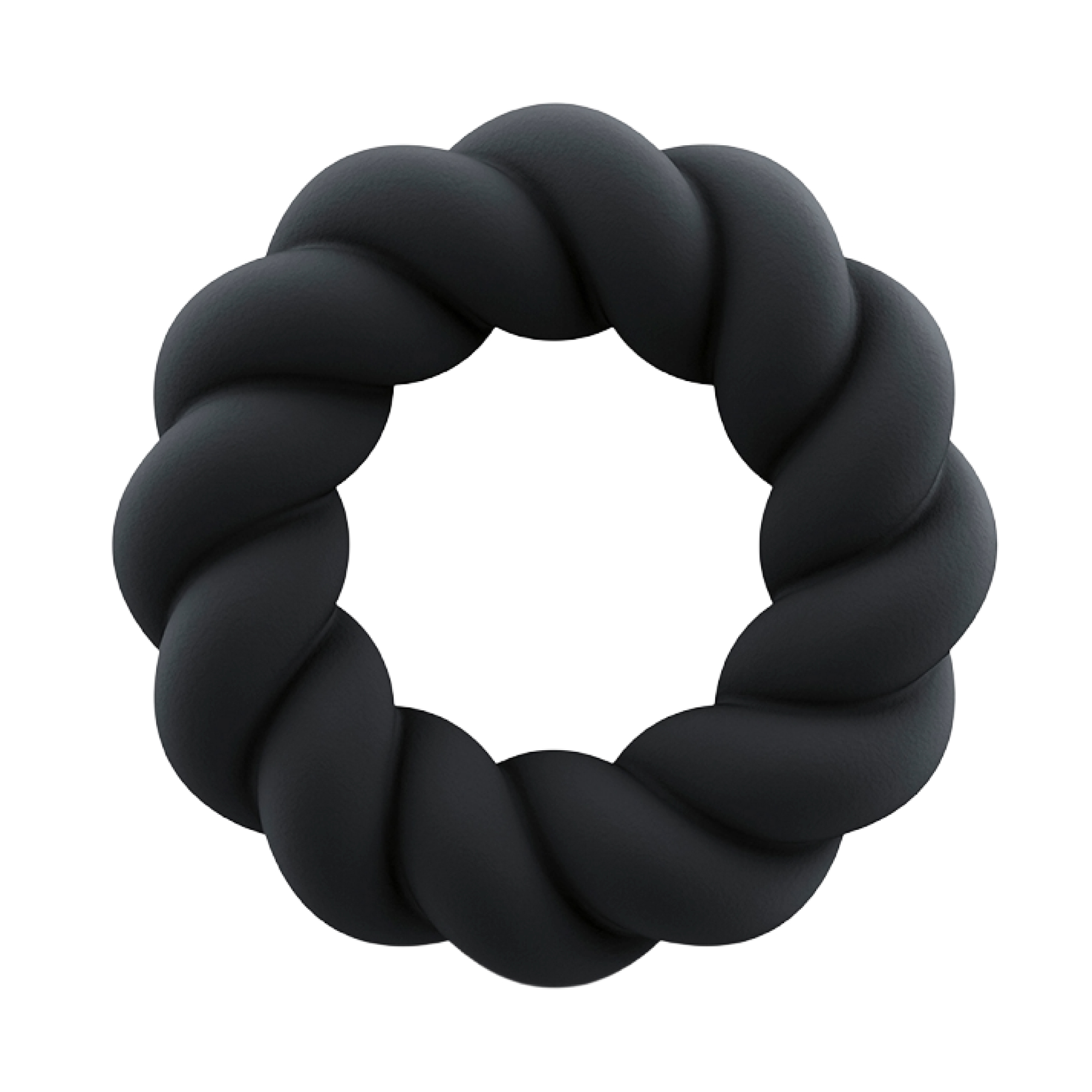 Rocks-Off - Twisted C-Ring - Black | Penisring utan vibration | Intimast