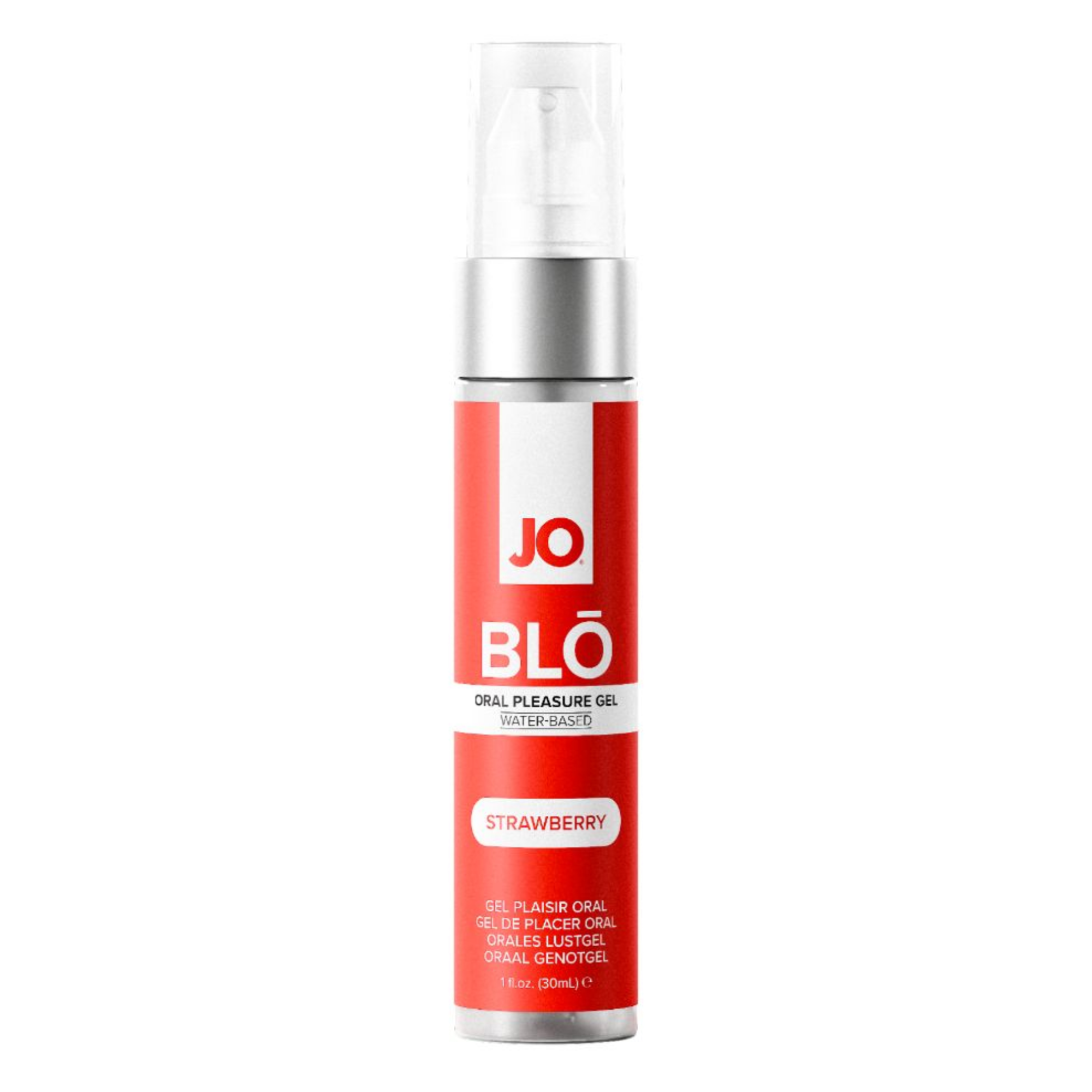 System JO - BLŌ Oral Pleasure Gel Strawberry - 30ml | Vattenbaserat Glidmedel | Intimast