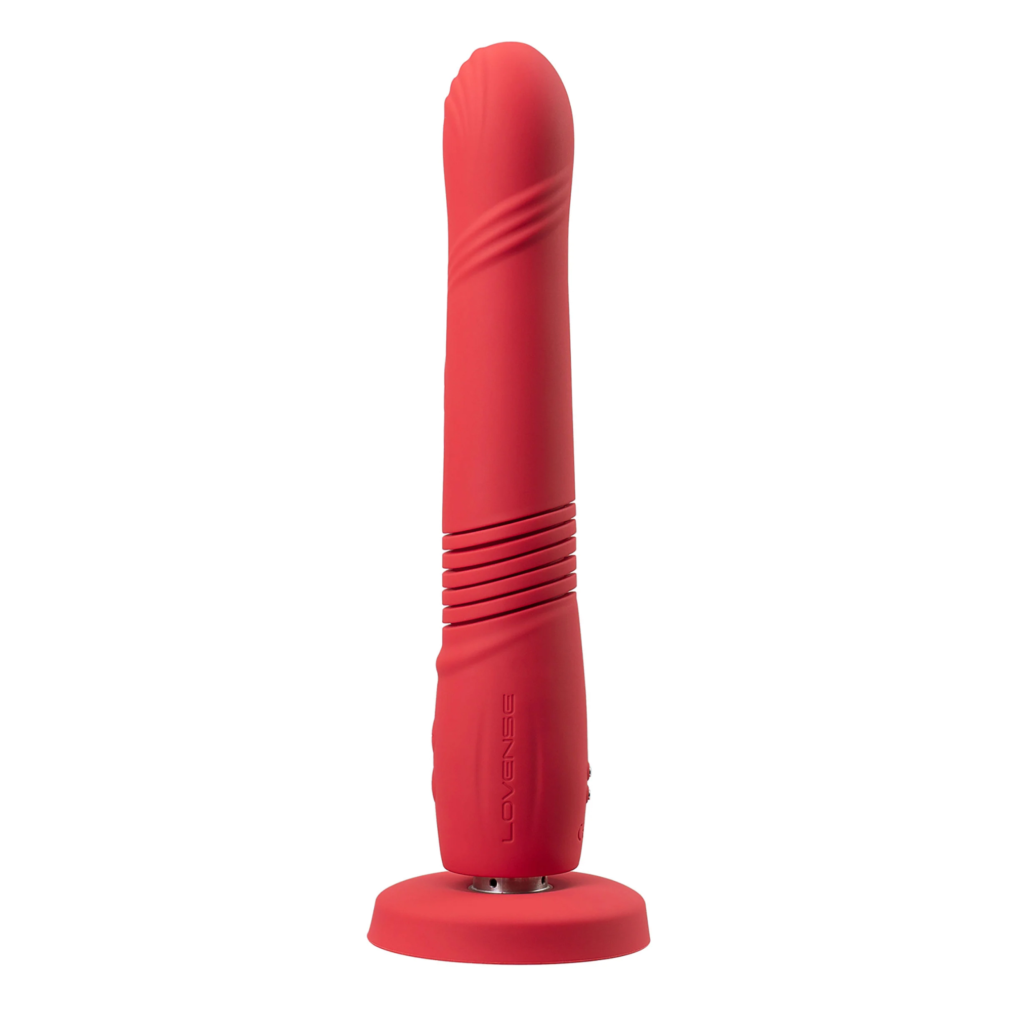 Lovense - Gravity Thrusting Vibrator - Red | Thrusting Dildo | Intimast