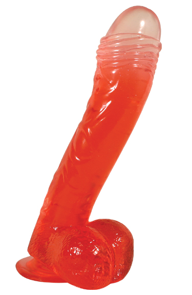 Lazy Buttcock 6.5 tum- Röd Lazy Buttcock 6.5 tum- Röd