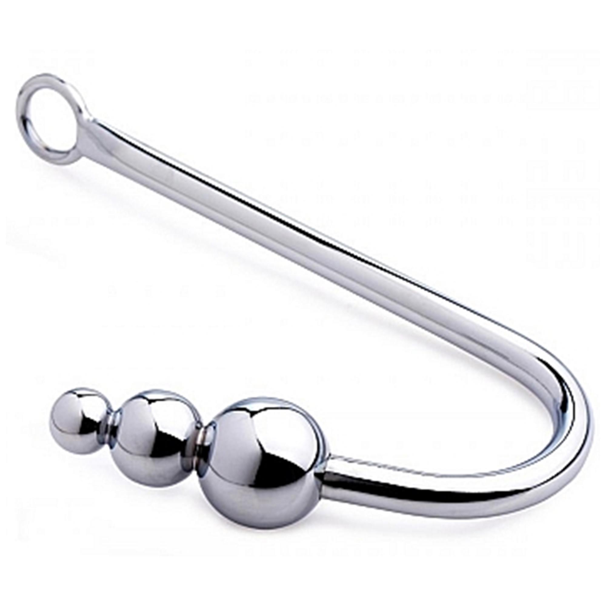 Steel Anal Hook with Beads | Analt | Intimast