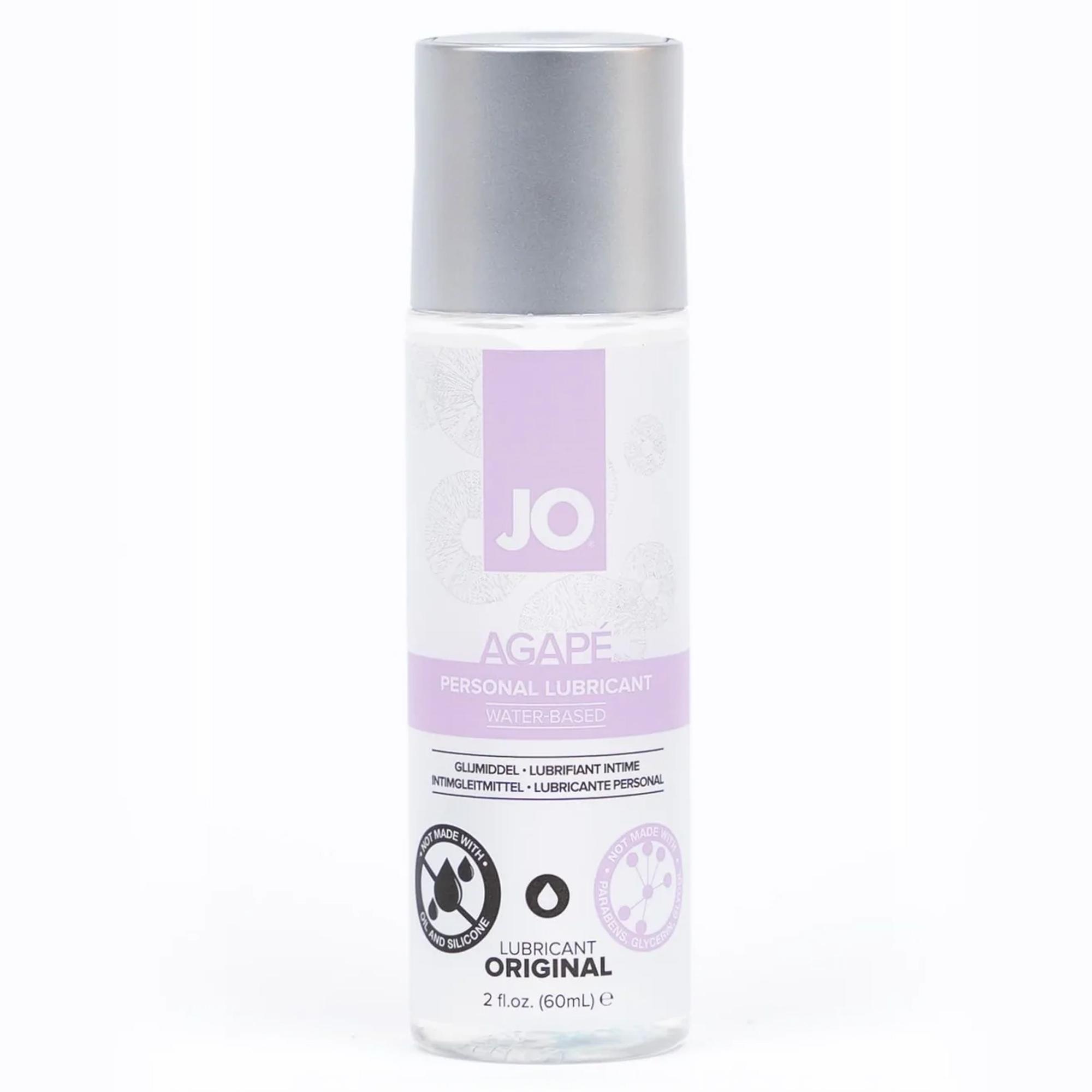 Jo Agape Original Lubricant 60ml | Vattenbaserat glidmedel | Intimast