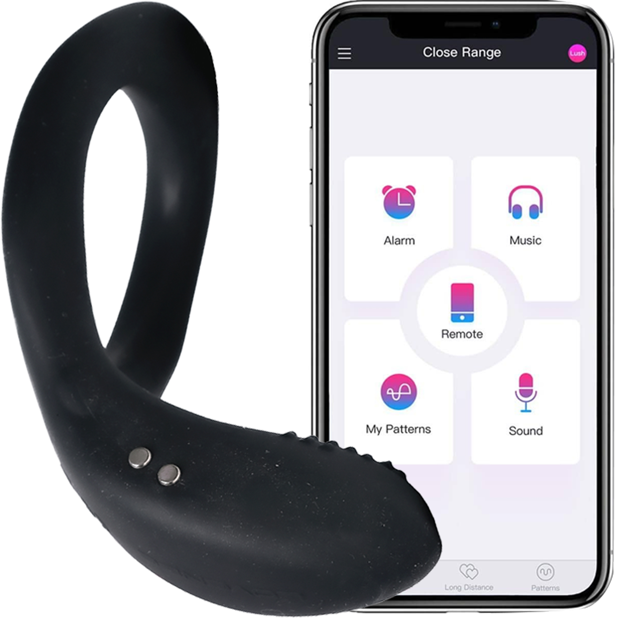 Lovense - Diamo Vibrating Cock RIng | Penisring med vibration | Intimast