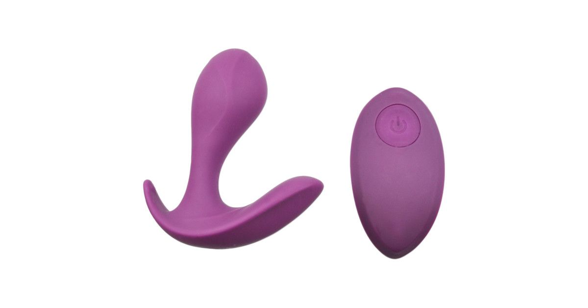 Soft Plug with Remote vibrerande analplugg