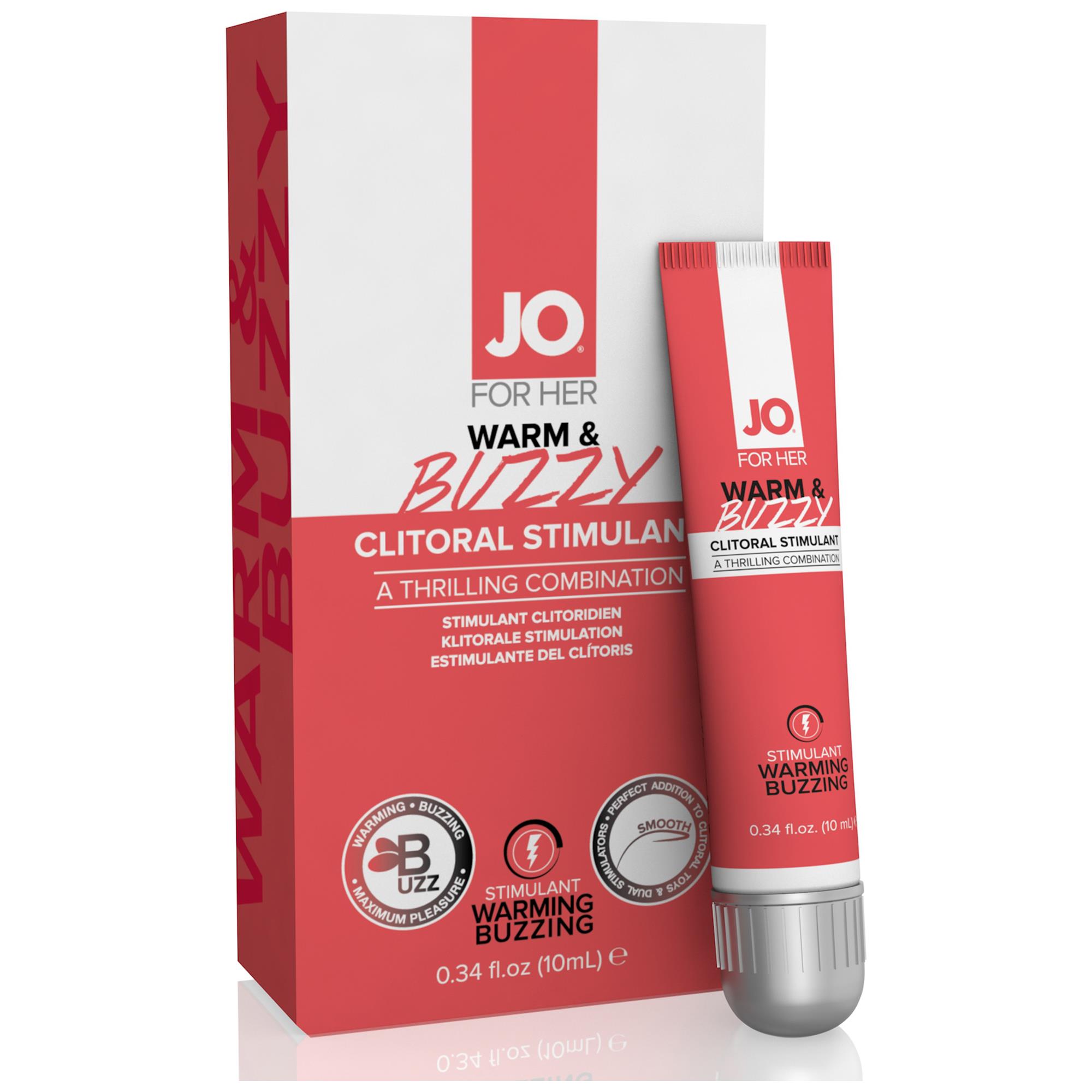 System Jo - Clitoral Stimulant Warm and Buzzy 10ml | Lustökande - kvinna | Intimast