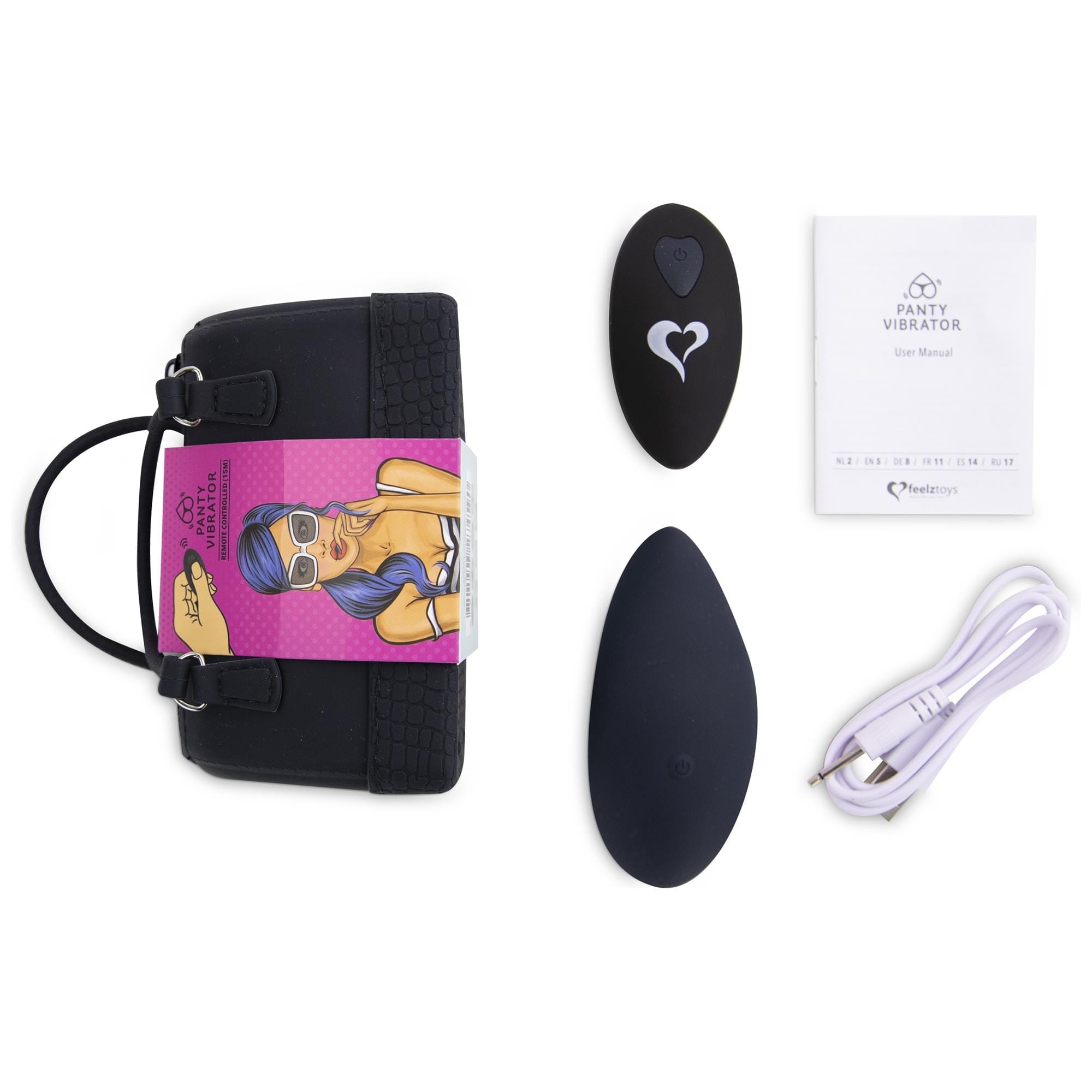 Panty Vibe Remote Controlled Vibrator Black | Vibrator | Intimast