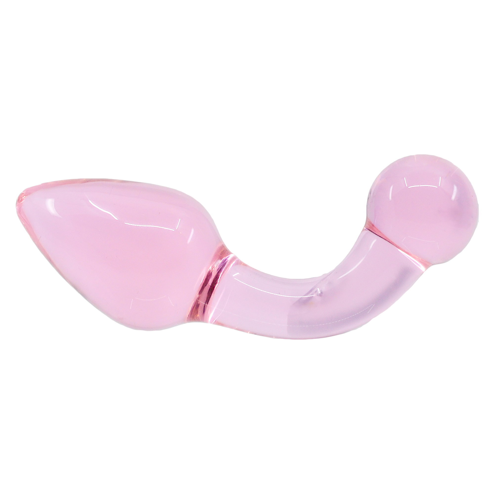 Glassy Rose Curved Plug | Buttplug | Intimast