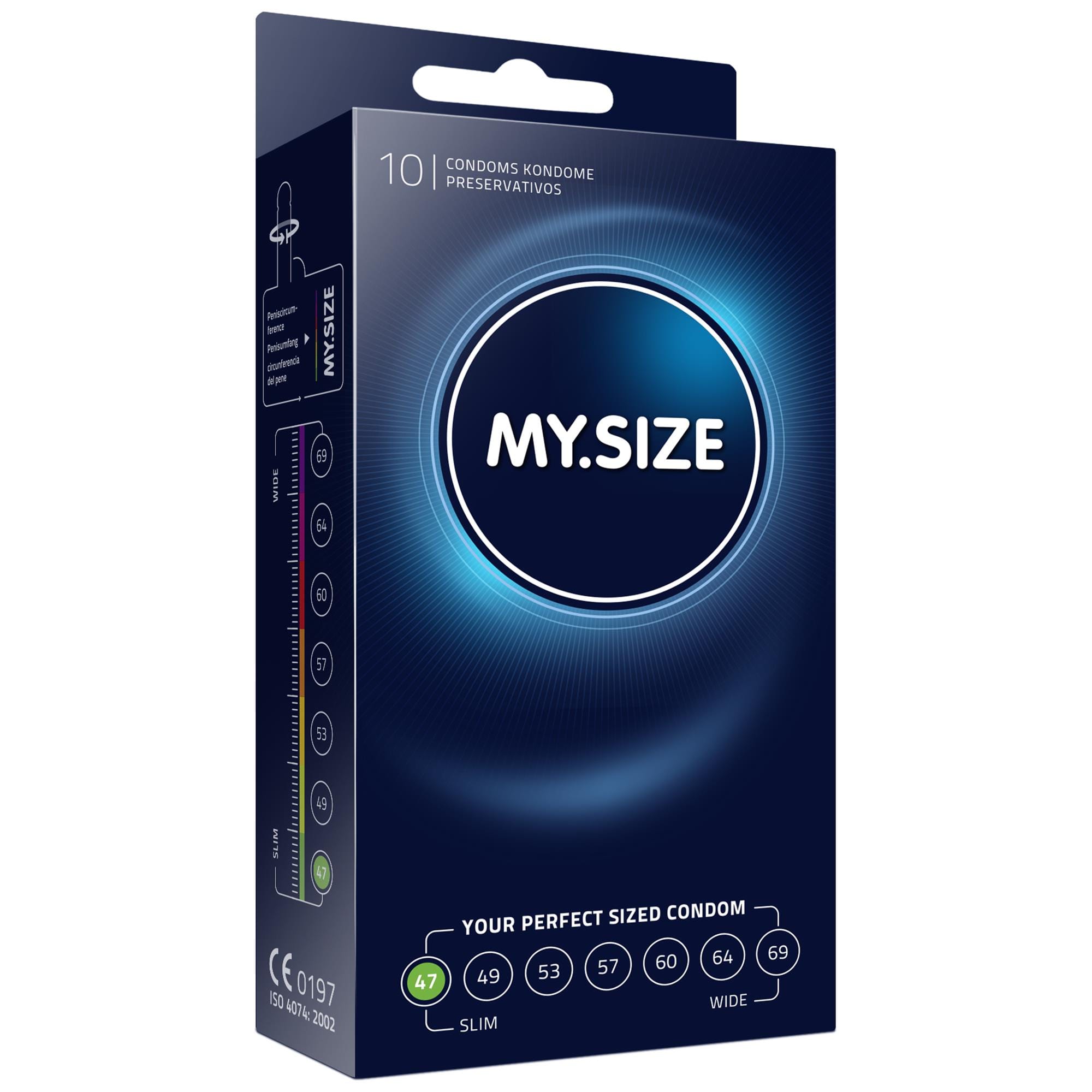 My Size Kondom 47 mm - 10-pack | Kondomer | Intimast