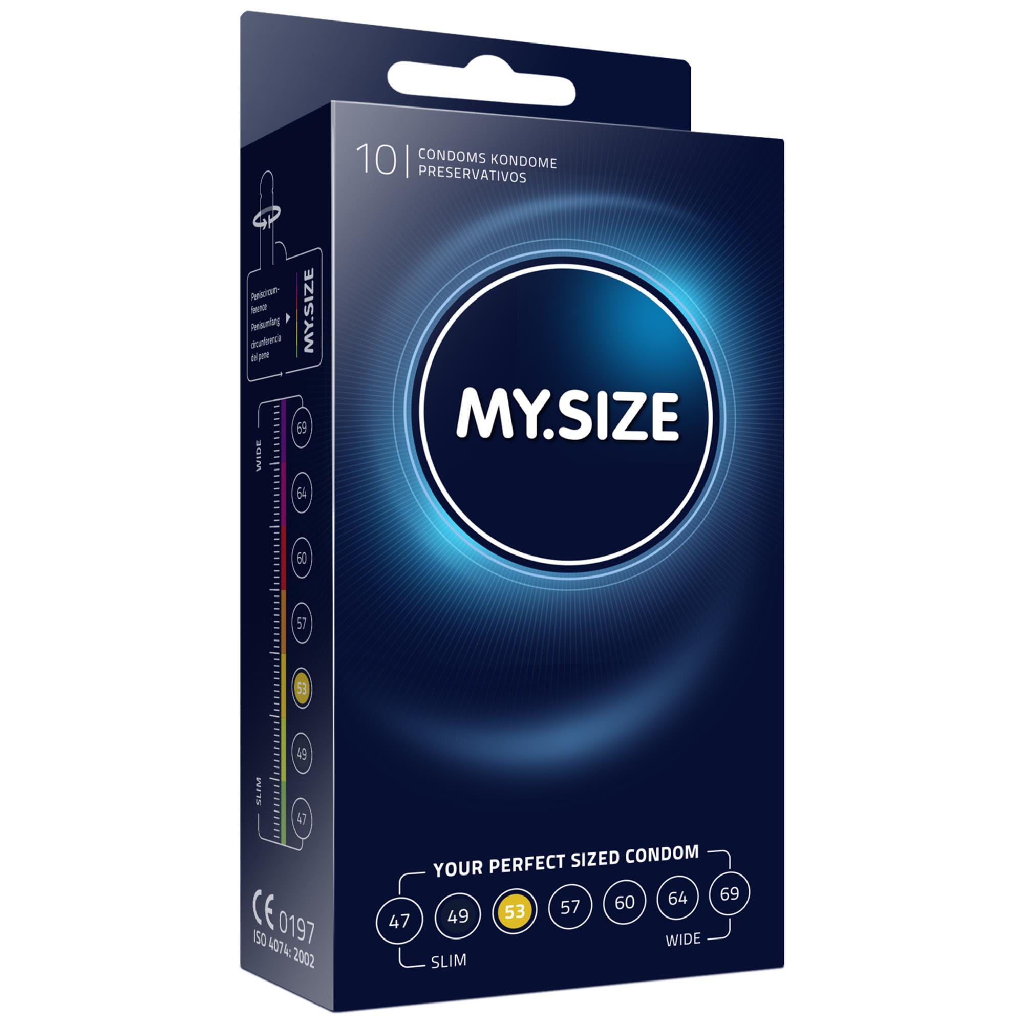 My Size Kondom 53 mm - 10-pack | Kondomer | Intimast