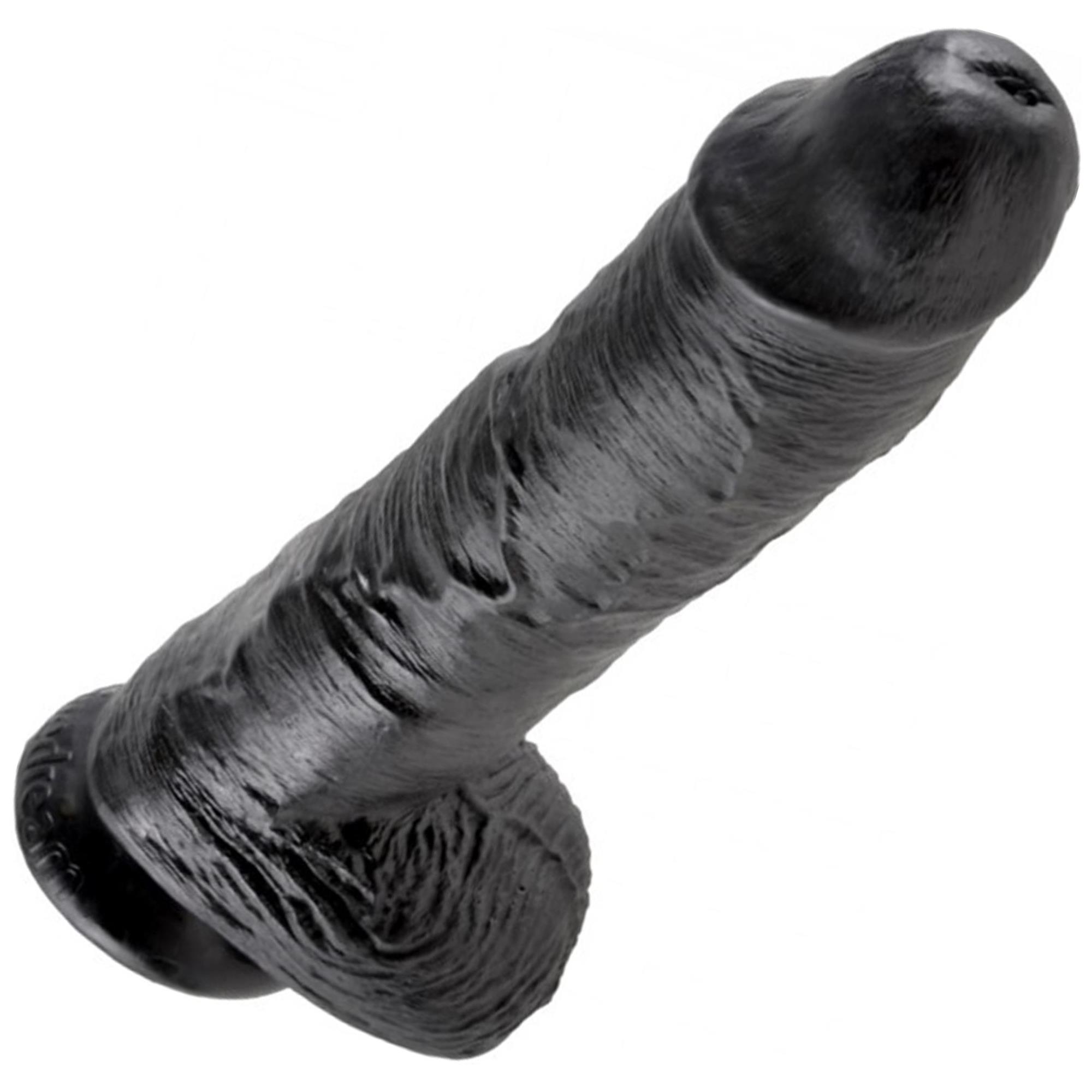 King Cock Cock svart dildo 25 cm | Dildo | Intimast