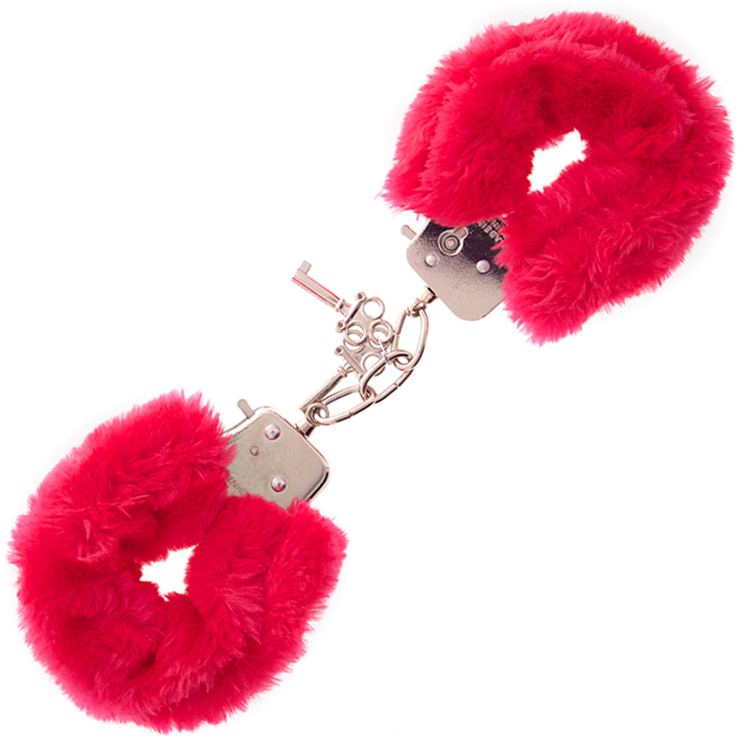 Furry Love Cuffs - Röd | Handbojor | Intimast