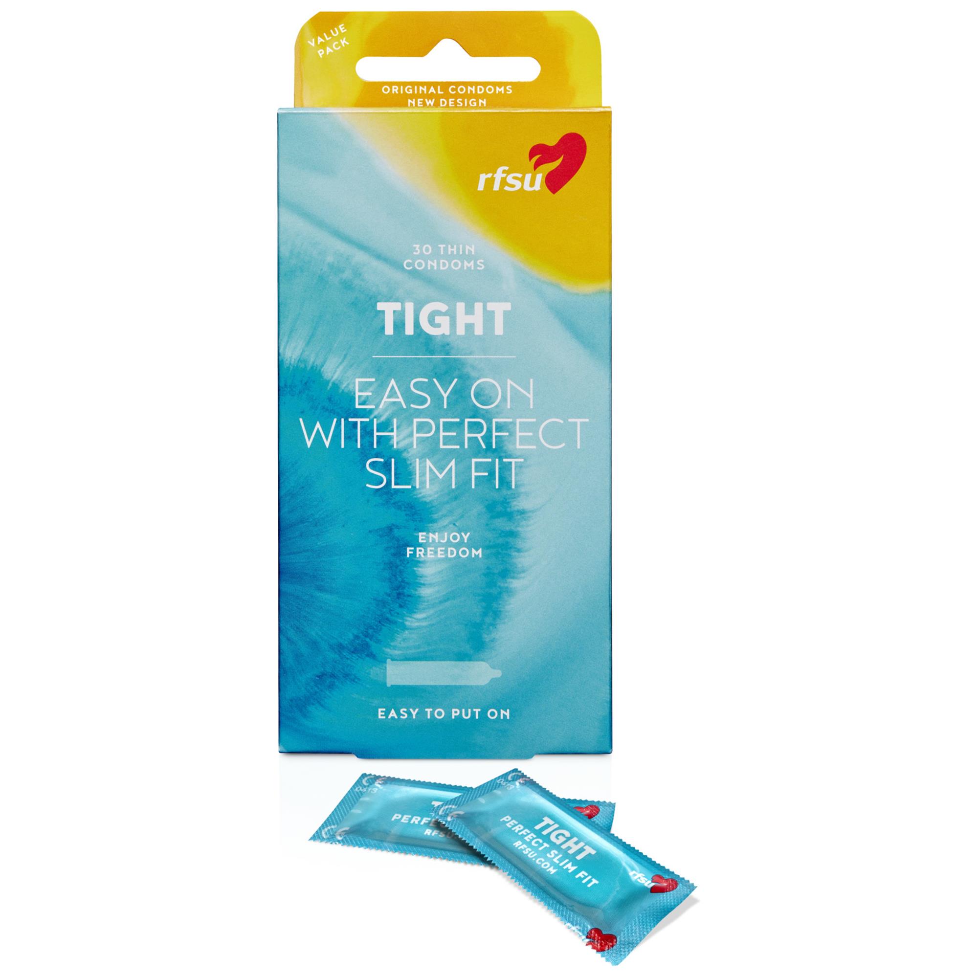 RFSU Tight Slim Fit - 30-pack | Kondomer | Intimast