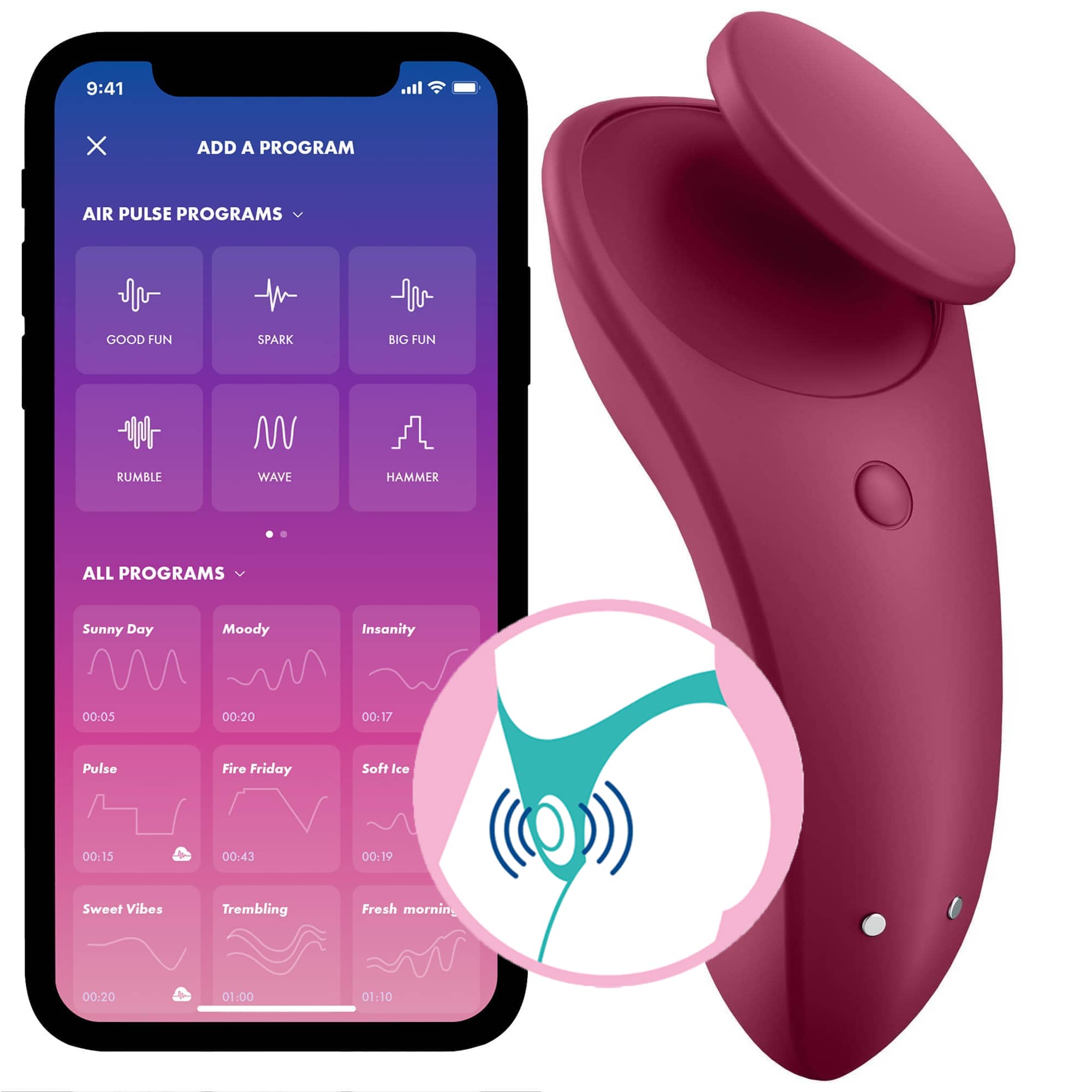 Image of Satisfyer Connect: Sexy Secret, Panty Vibrator