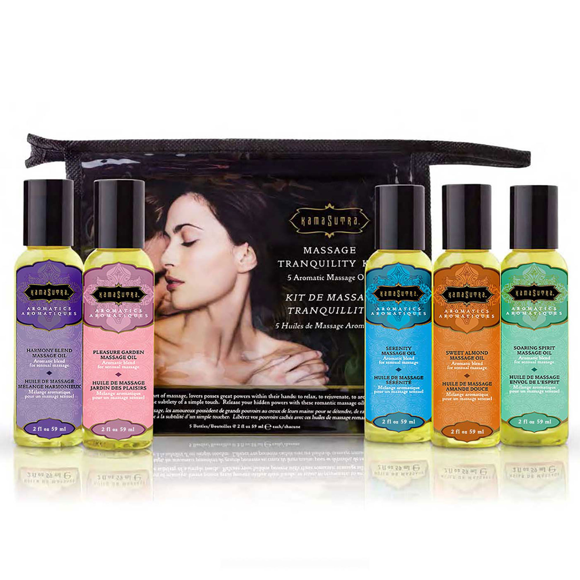 Kama Sutra Massage Tranquility Kit - 5 x 59 ml | Massageolja | Intimast