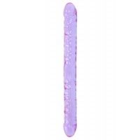 Crystal Jellies 18 " Double Dong - Lila