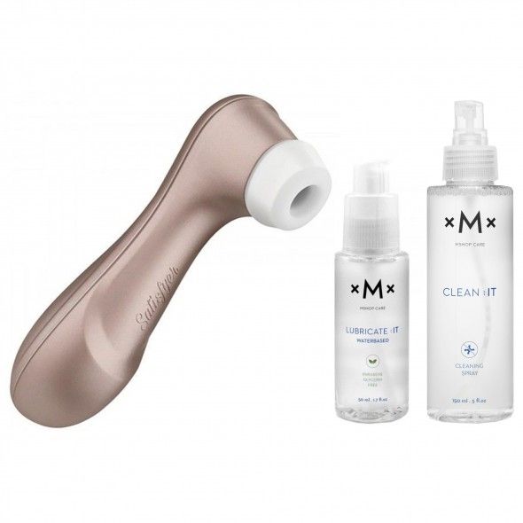 Satisfyer Pro + glidmedel & rengöring