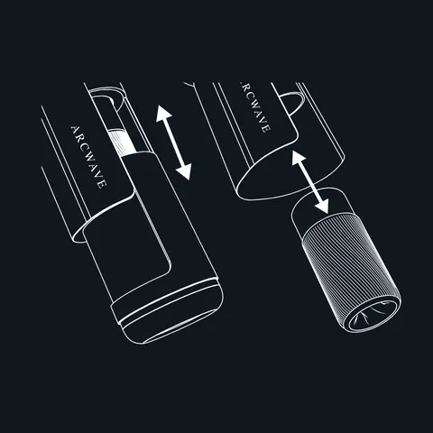 Sleeven tas ut ur Arcwave Thruster