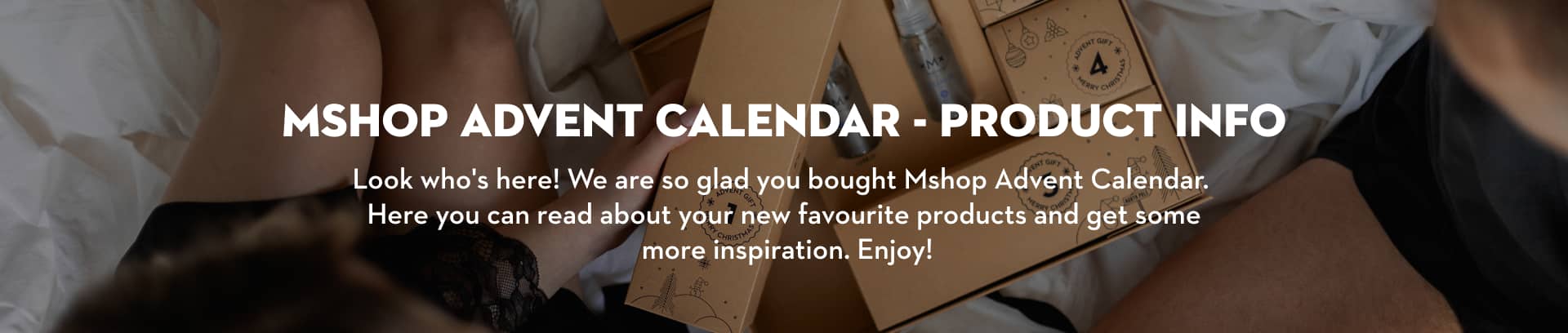 Mshop christmas pleasure calendar qr site